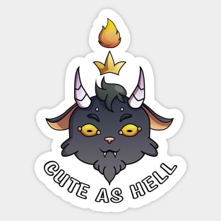 Cute as Hell - Baphomet Sticker